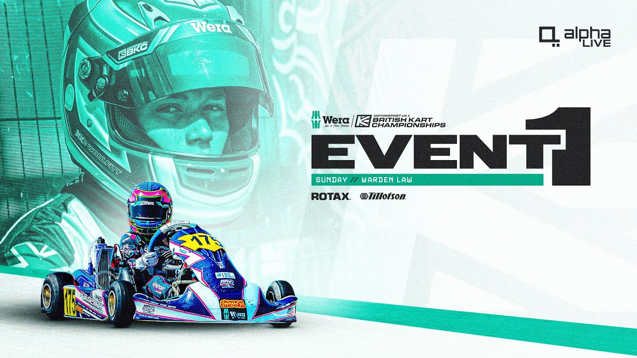 LIVE 🔴 ROTAX & HONDA Event 1 | Warden Law | Sunday | 2025 Wera Tools British Kart Championships