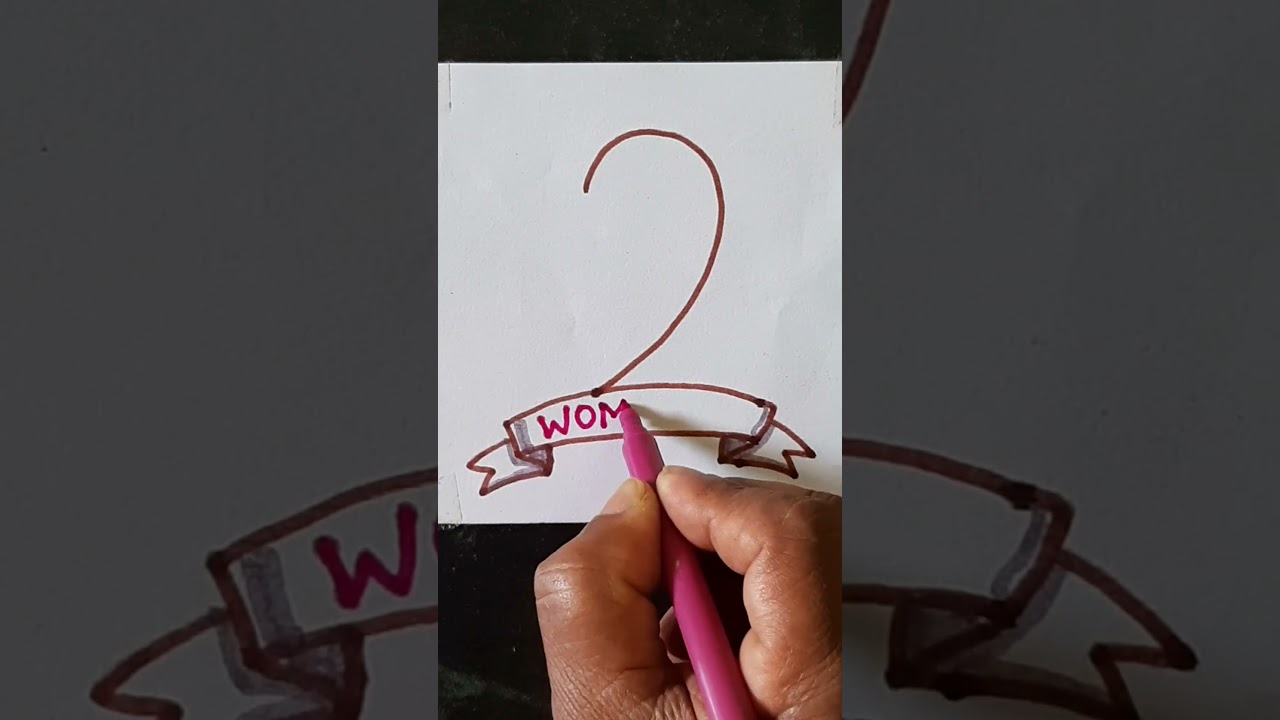 Women's Day drawing easy #shorts #viral #womensday