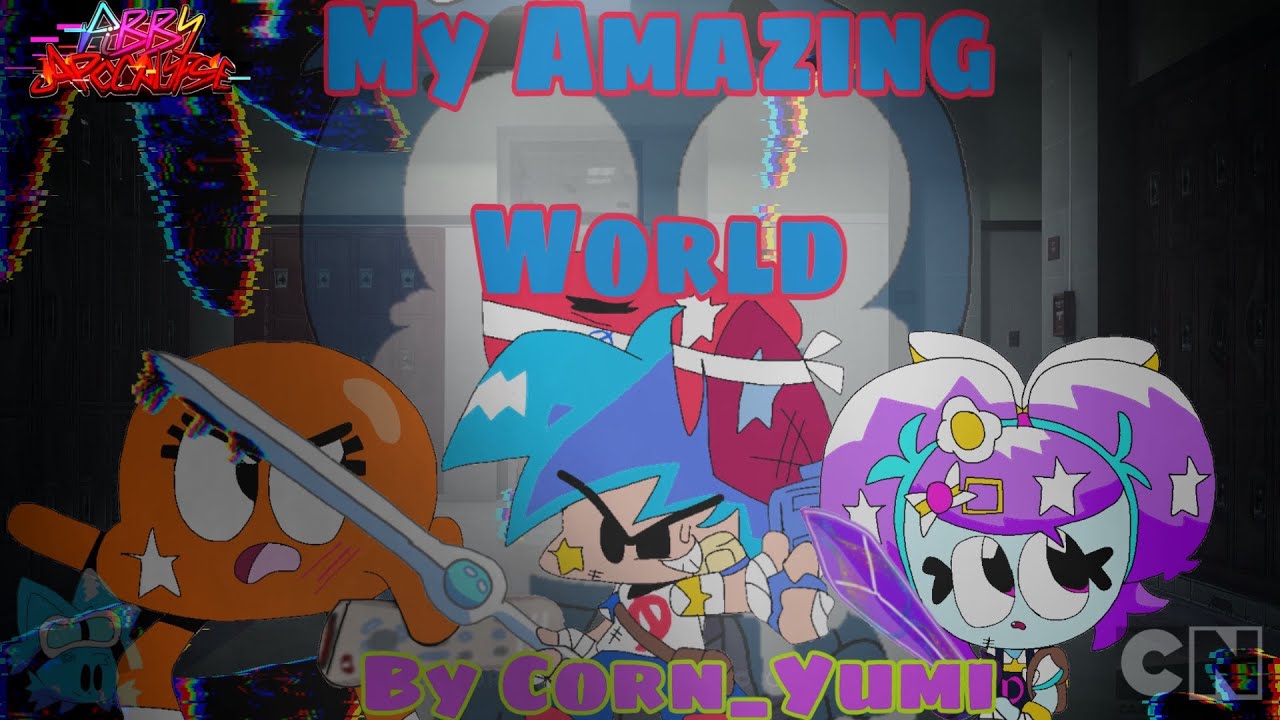 Fnf x pibby/pibby concept/my amazing world/pibby apocalypse/learning with pibby