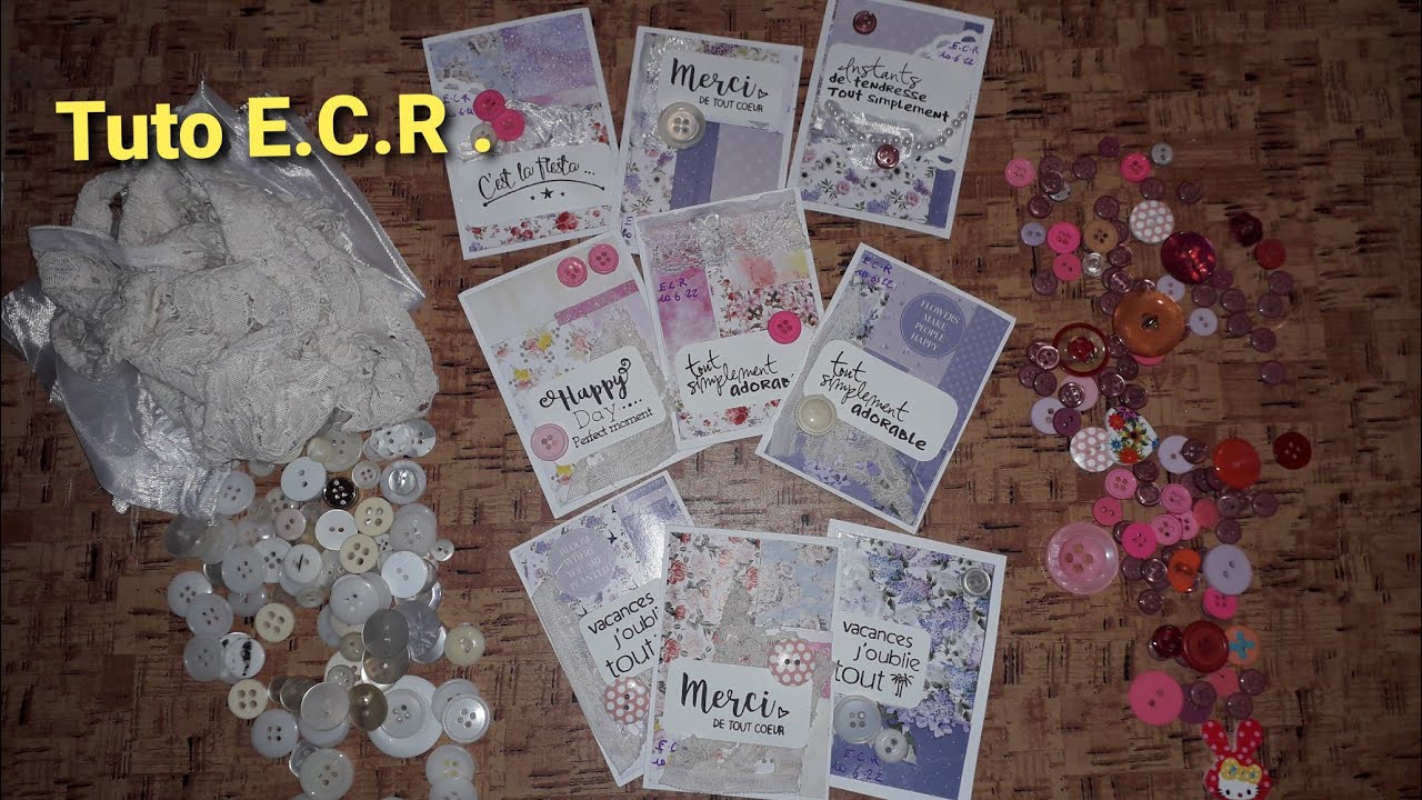 Tuto E.C.R/ on distroille les couvertures de nos blocs.