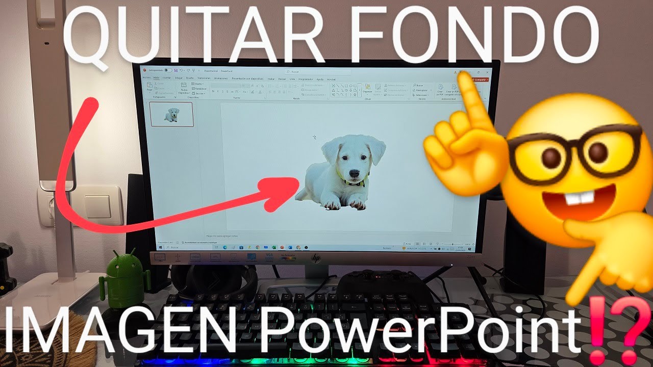 🌄❌ Como QUITAR el FONDO de una IMAGEN con POWER POINT FÁCIL y RÁPIDO