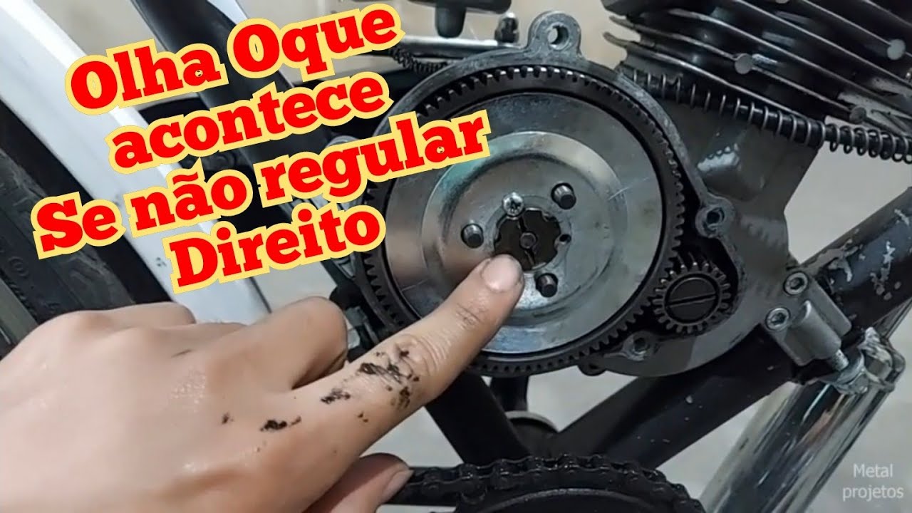 como regular embreagem da motorizada do zero