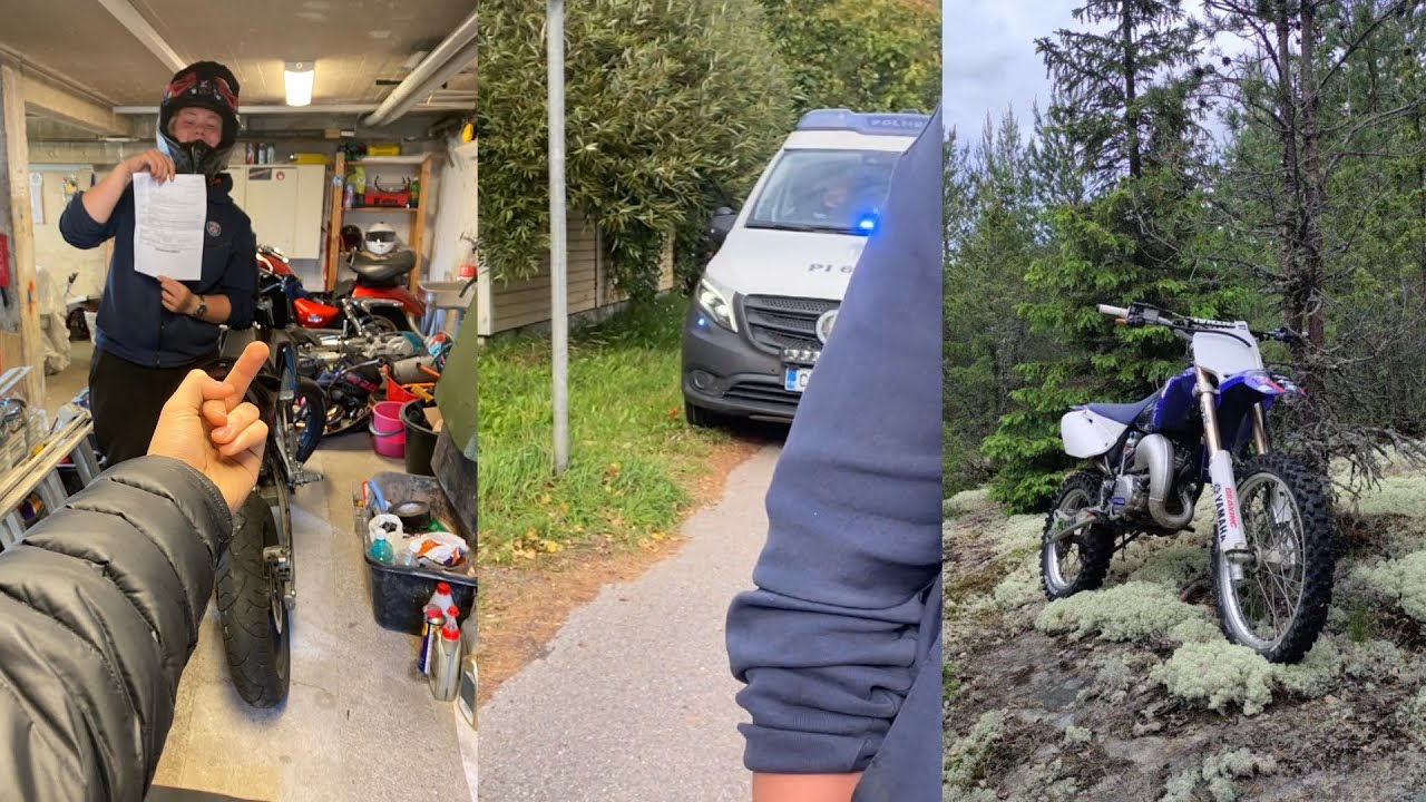 Testissä Yamaha YZ 85 (YMPÄRIKEULIMINEN??)(POLIISIA VASTAAN KEULAA!!!)