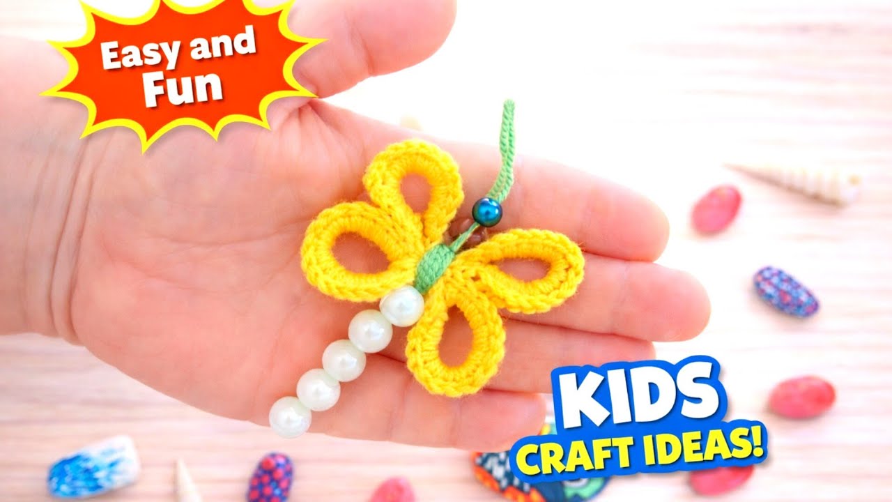 ⭐ Easy Handmade Butterfly Craft for Kids | DIY Tutorial