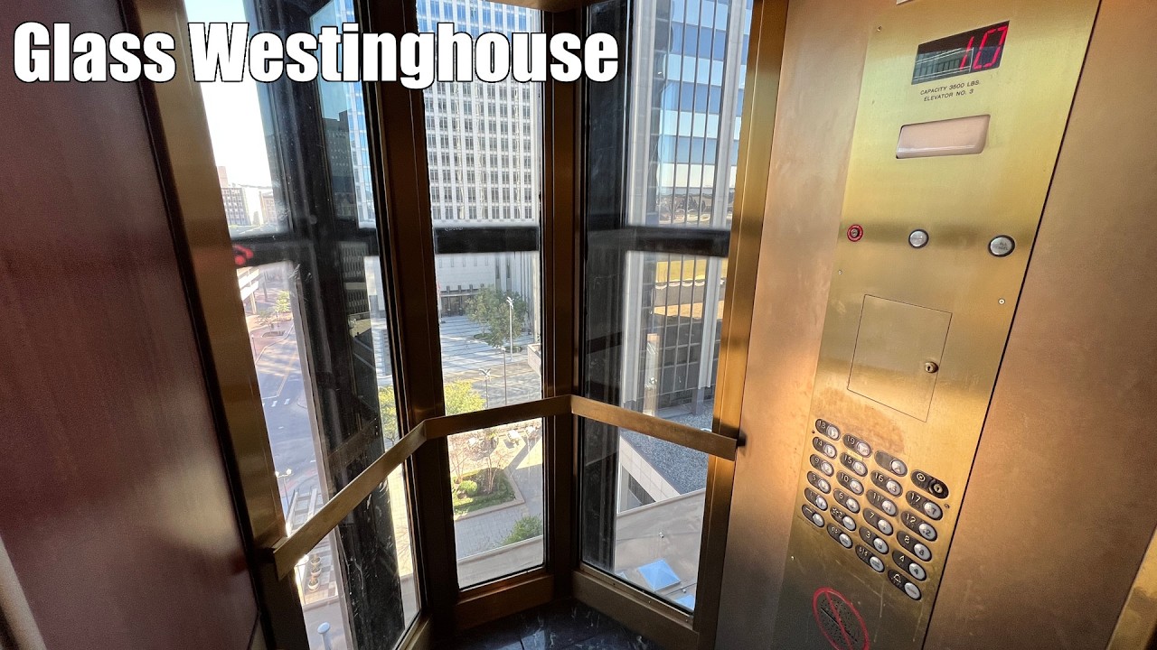 Awesome Glass Westinghouse Elevators at the DoubleTree in Omaha, NE