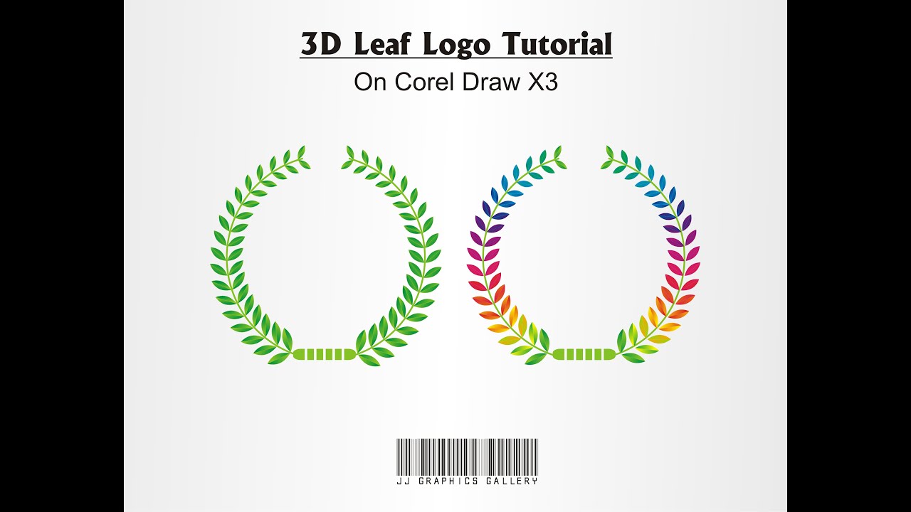 3D Leaf Logo Tutorial On Corel Draw X3 For Beginners