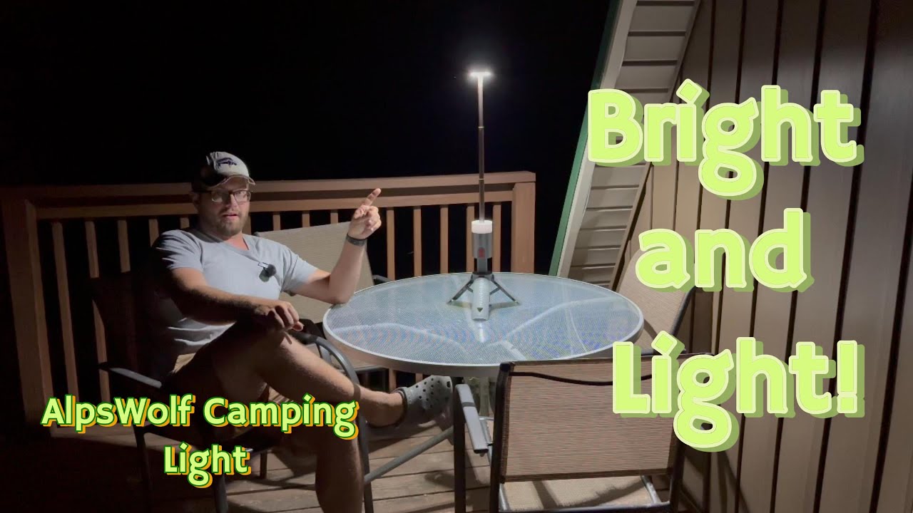 AlpsWolf Telescopic Camping Lantern Review & Real-World Demo 🌲