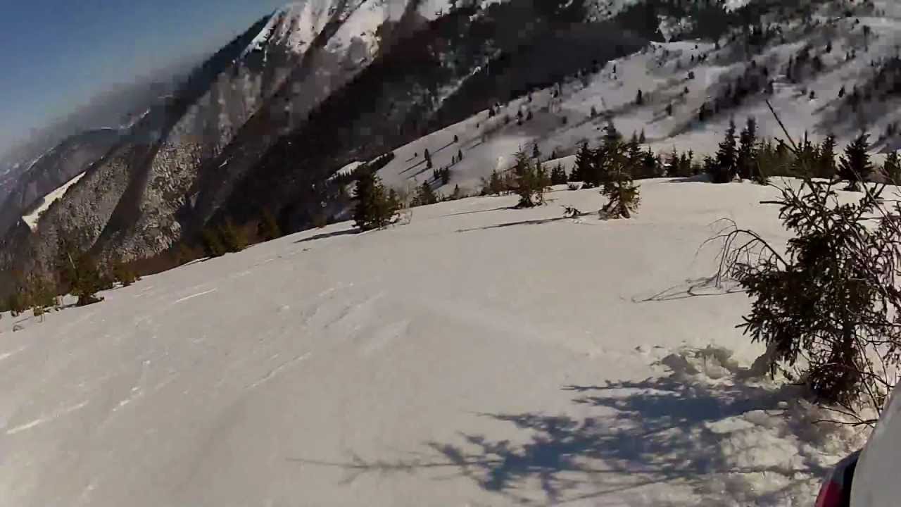 Vrátna - oštiepková mulda 17.3.2012 lyžovanie na ľade part 1