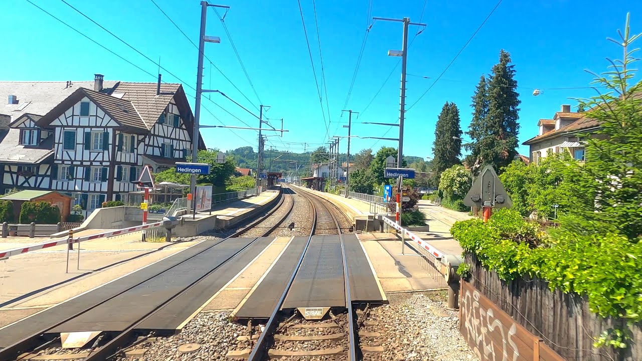 ★ 4K 🇨🇭 Zug - Affoltern am Albis - Zürich Altstetten, cab ride Switzerland [06.2021]