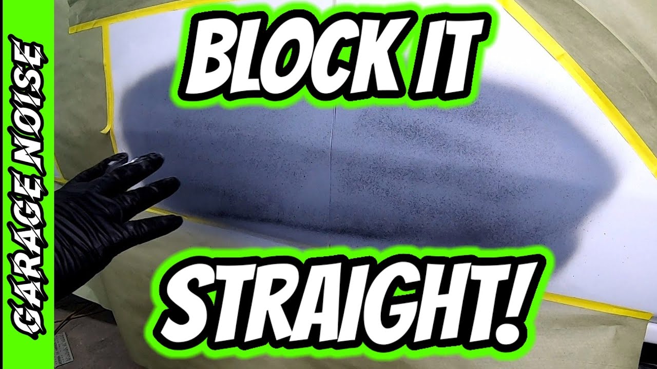 How to block primer. diy auto body, sanding primer