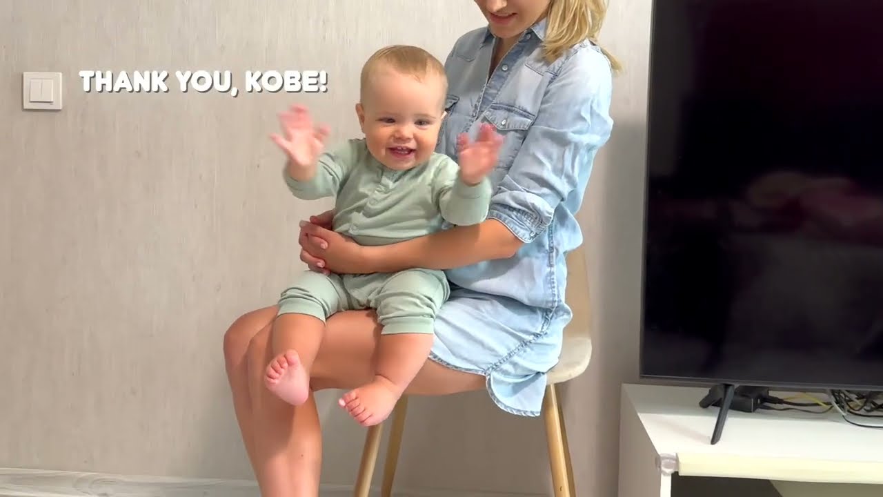 Our Dog's Sweet Kiss that Stopped Our Baby from Crying! Watch until end.