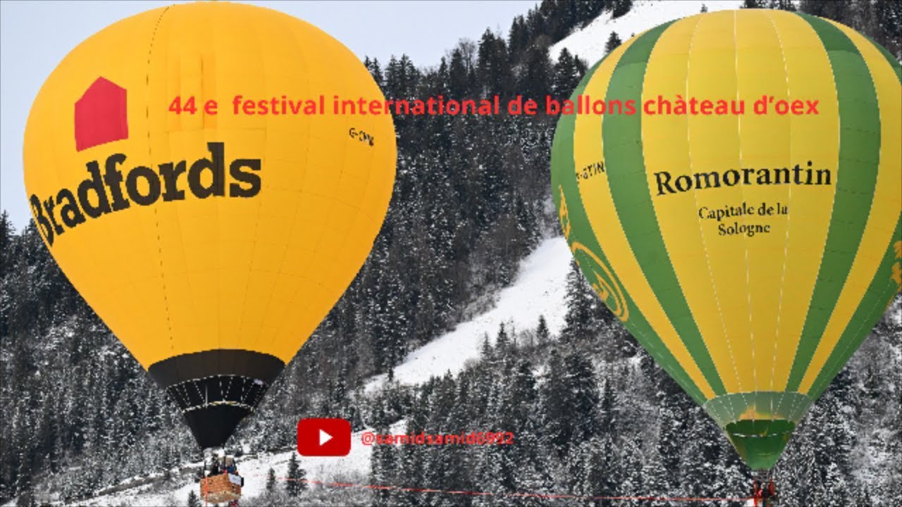 44ème Festival de Ballons à Chateau d'Oex