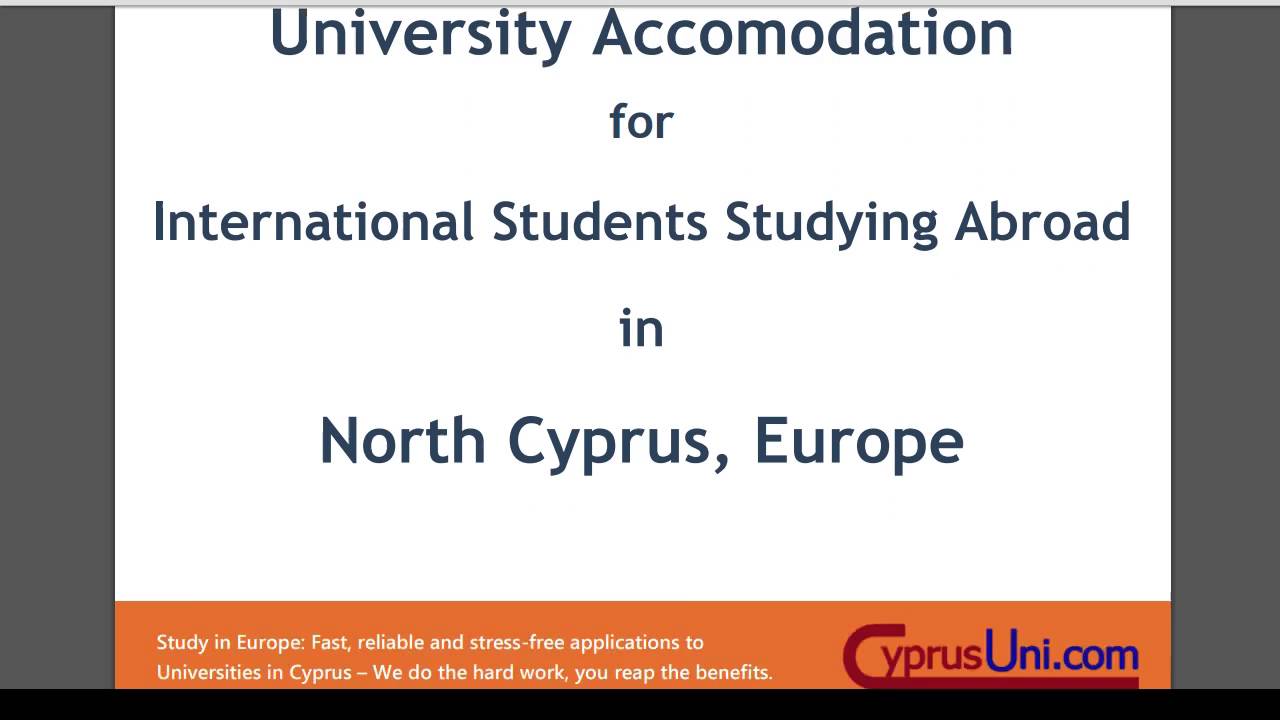 Cyprus International University Dormitory, Features Fees and Cost, North Cyprus Europe