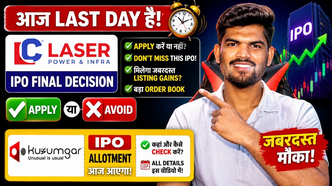 Laser Power IPO Final Decision 🔥 | Apply or Avoid? |  | Kusumgar Allotment OUT? 🤔