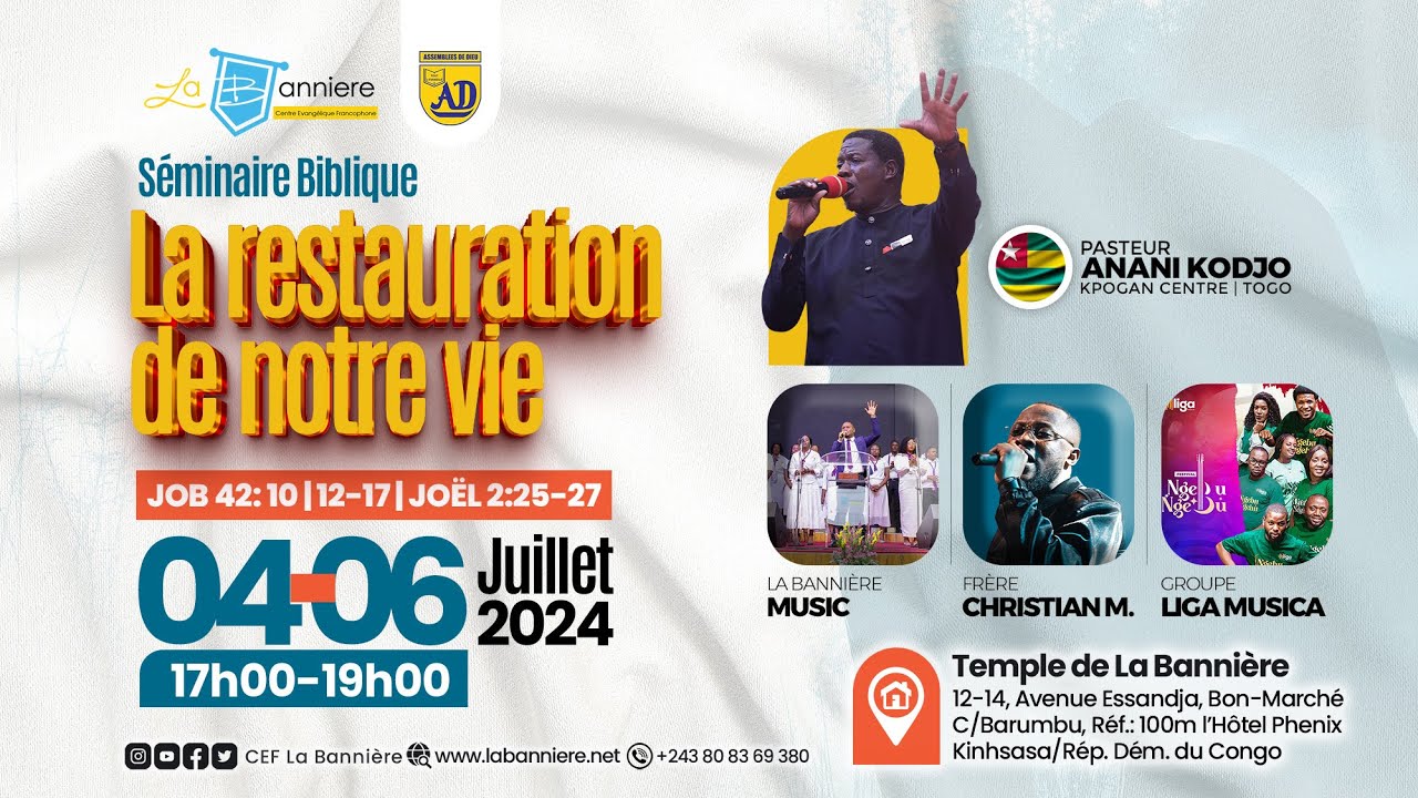 [LIVE] SEMINAIRE BIBLIQUE | JOUR 2