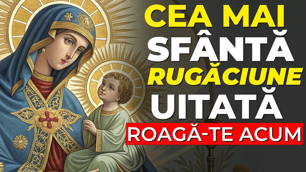 CEA MAI SFÂNTĂ RUGĂCIUNE LĂSATĂ PE PĂMÂNT – BRÂUL MAICII DOMNULUI | Spune-o măcar o dată cu credință