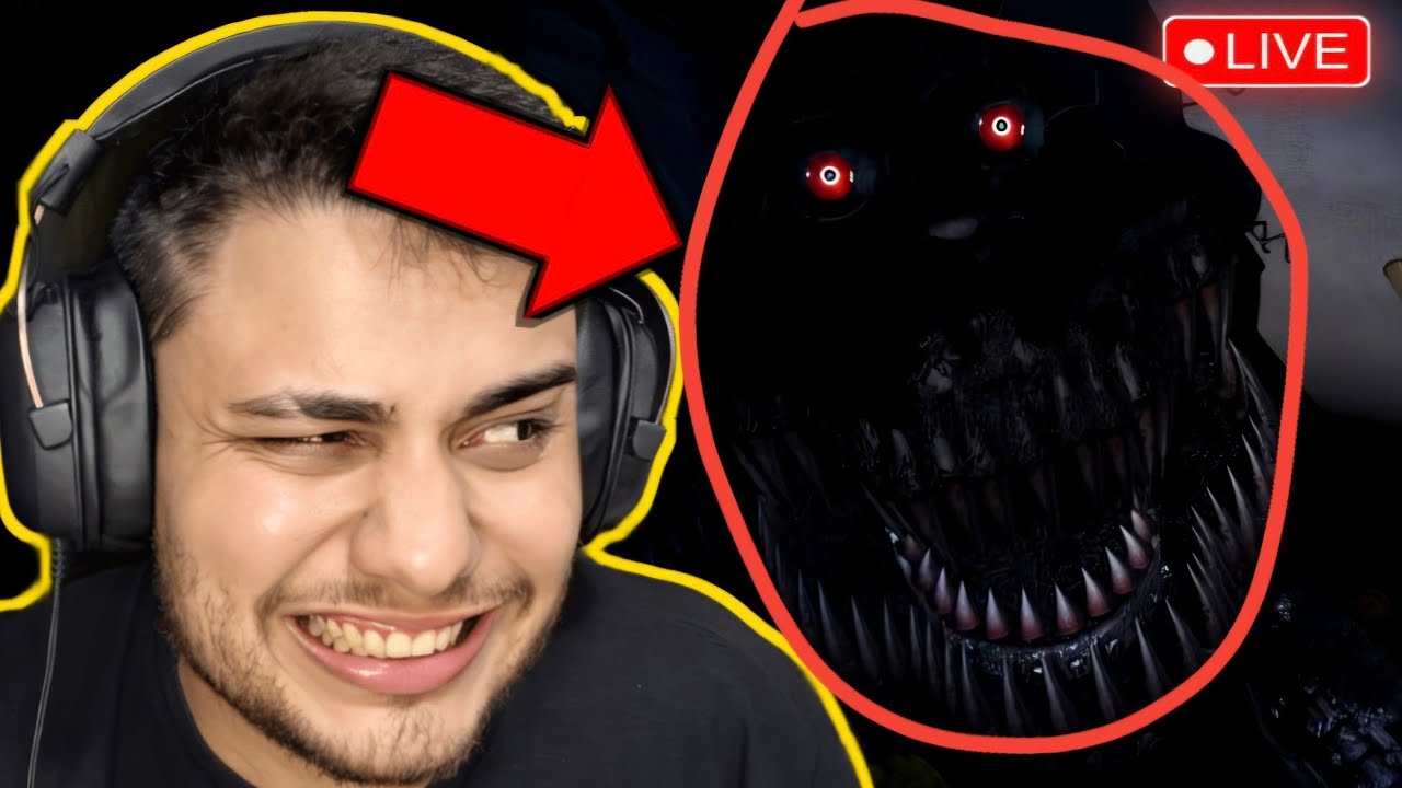 Hoje a gente ACABA com ELE... Five Nights at Freddy's 🔴 Ao Vivo