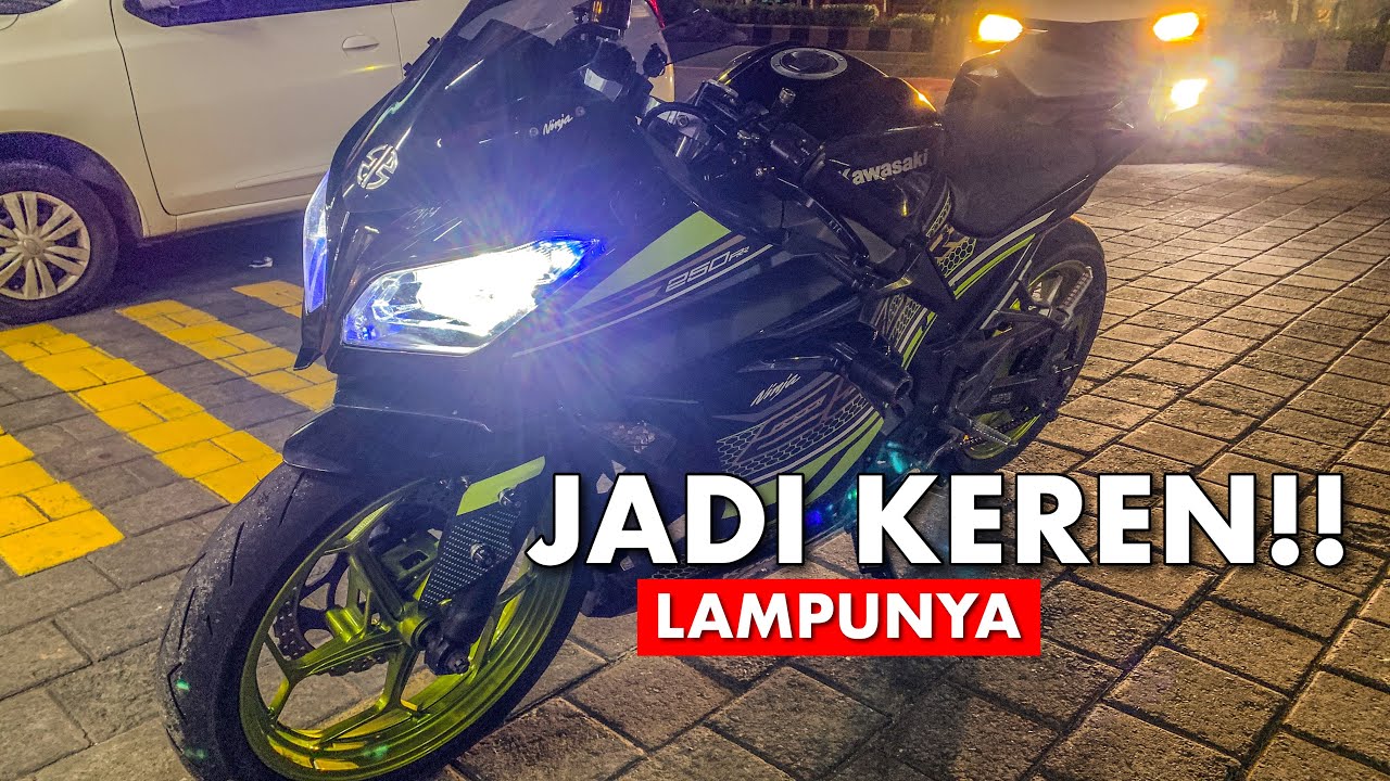 GANTI BOHLAM LED, TANPA BUKA HEADLAMP‼️ | NINJA 250 FI