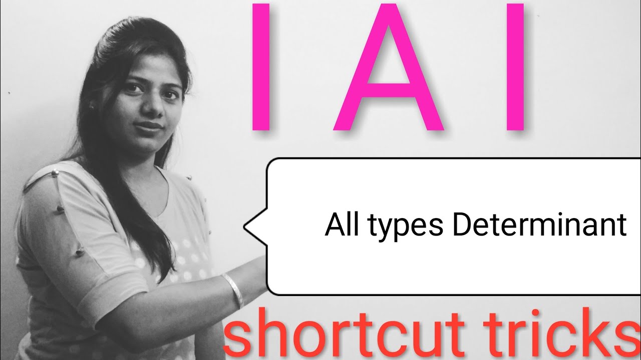 Matrix determinant   tricks for NDA/BITSIT/IIt JEE |  jee mains tricks