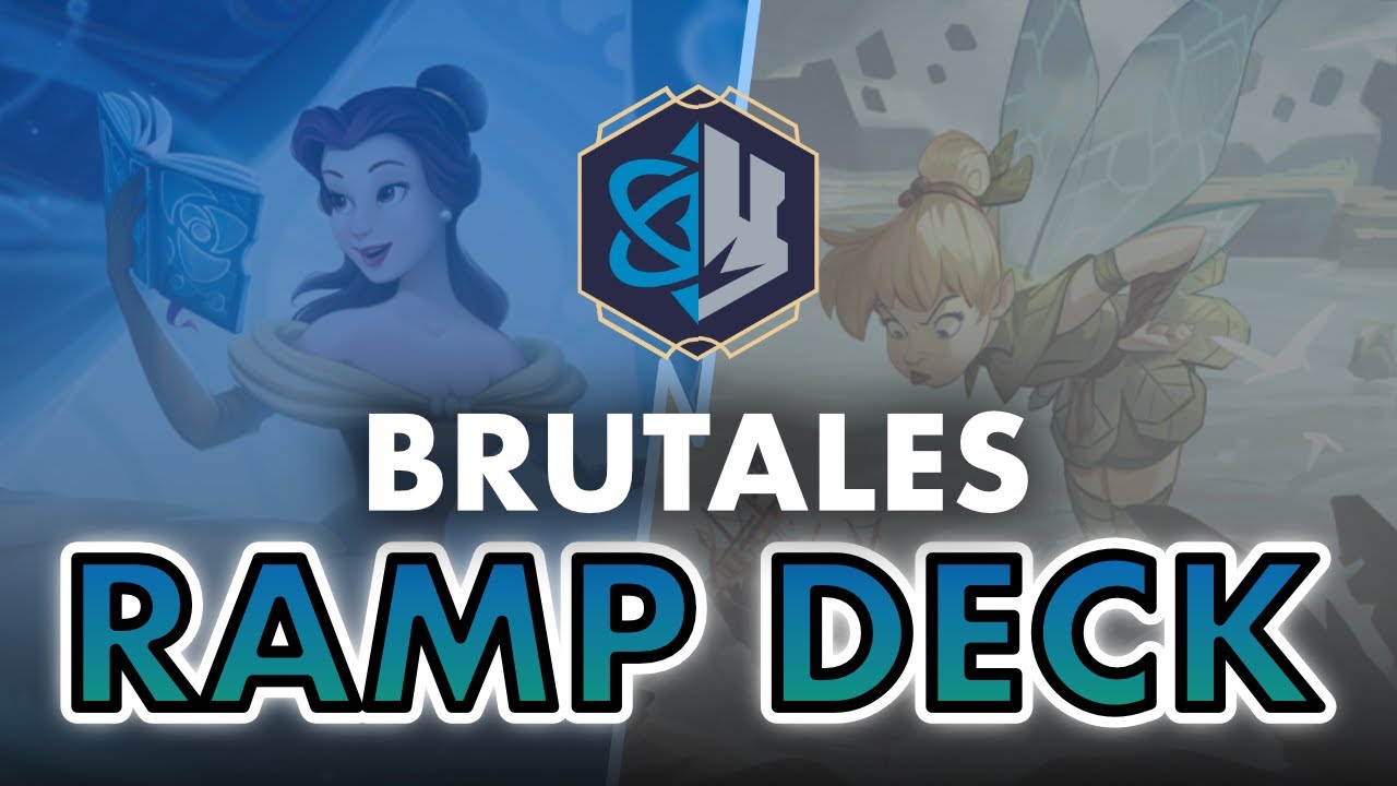 Disney Lorcana Saphir/Stahl Deck - Belle & Naseweis GEHEN AB!!