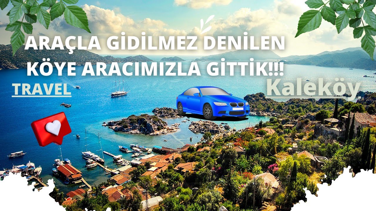 Kara yolu kötü gidilmez denmişti.!!! (KALEKÖY) MÜKEMMEL KÖY!