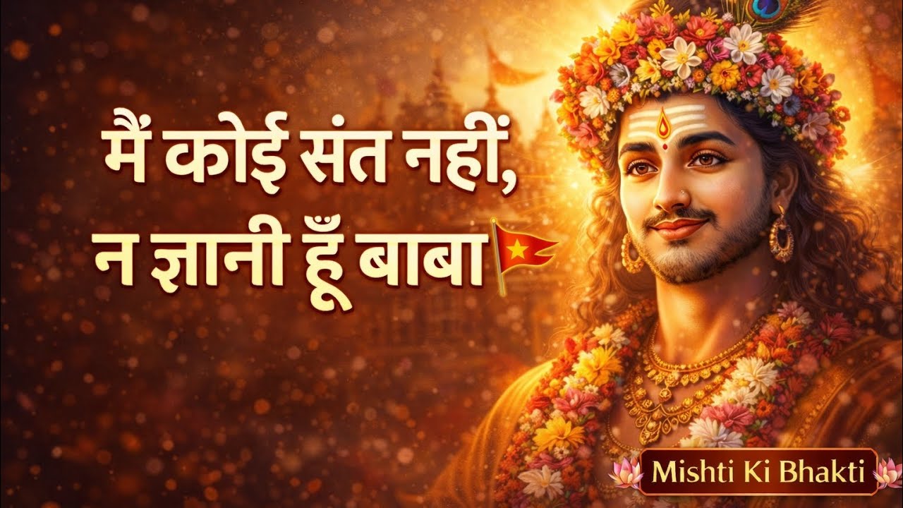 मैं कोई संत नहीं, न ज्ञानी हूँ बाबा 🚩 | Heart Touching Khatu Shyam Bhajan | Mishti Ki Bhakti