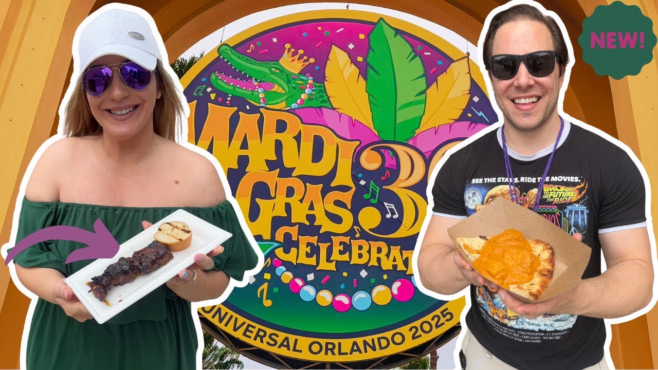 Finding the BEST NEW Eats at Universal Orlando's 30 Years of Mardi Gras Celebration