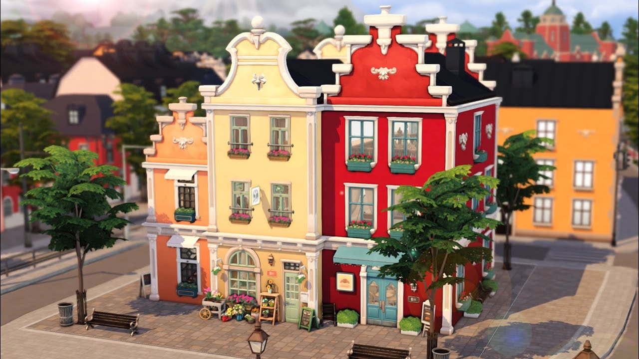 Three Businesses, One Family 💳👫...(Sims 4 Speed Build)