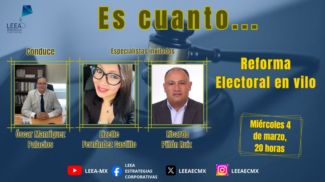 Reforma Electoral en vilo