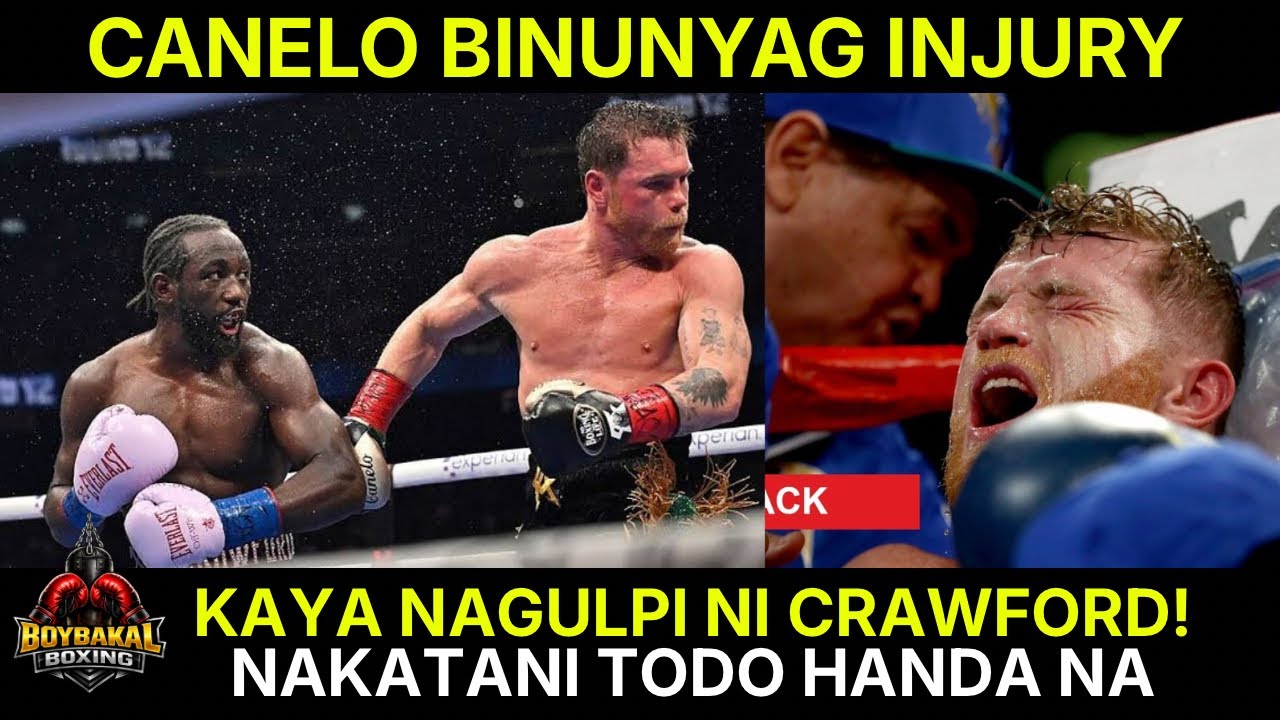 Canelo Alvarez Binunyag May INJURY Kaya Talo Kay Crawford | Nakatani Todo Handa Kay Inoue