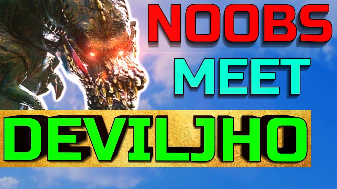 ► New Players Meet Deviljho - Monster Hunter World Funny Moments #2
