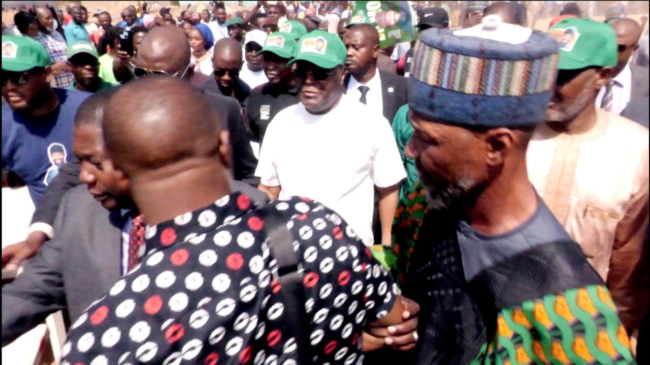 Massive Crowd As Atiku Leads Electrifying ADC Campaign Rally in Wasa for AMAC Elections