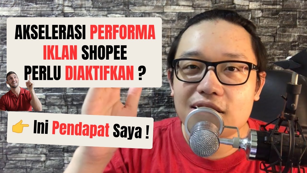 PERLUKAH MENGAKTIFKAN AKSELERASI PERFORMA IKLAN SHOPEE ? BISNIS JUALAN ONLINE 