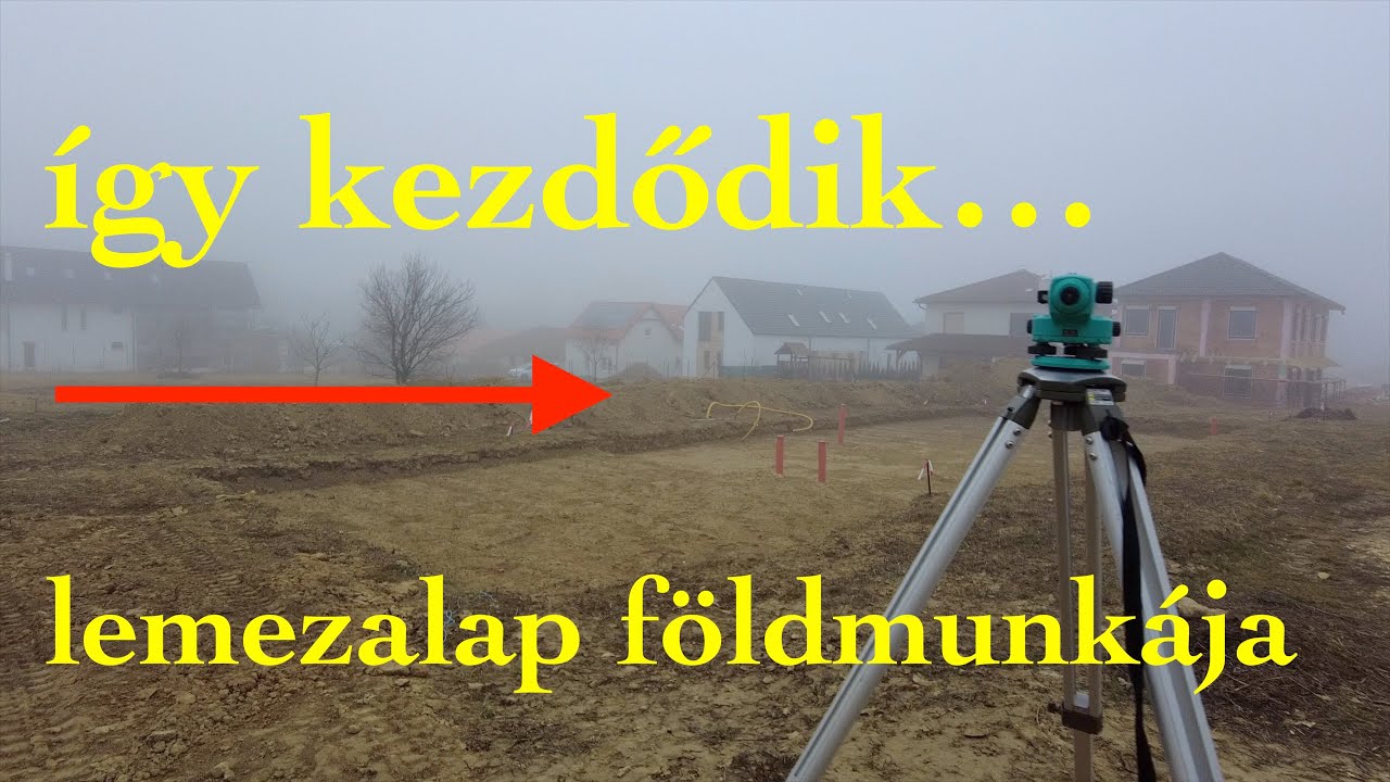A lemezalapozás is földmunkával kezdődik. Szerintem ez az egyik leghatékonyabb alapozási mód