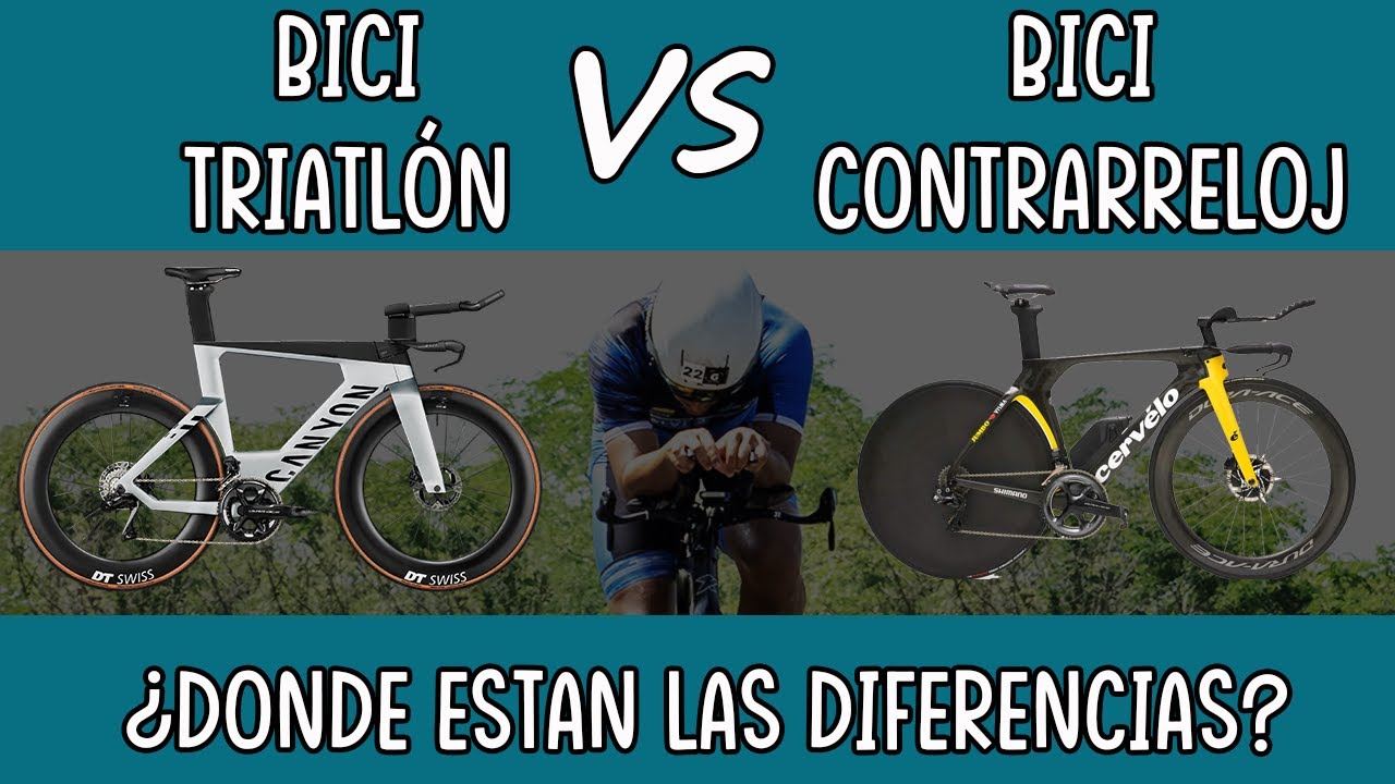 Diferencias entre las #bicicleta de #triatlón con las de #contrarreloj