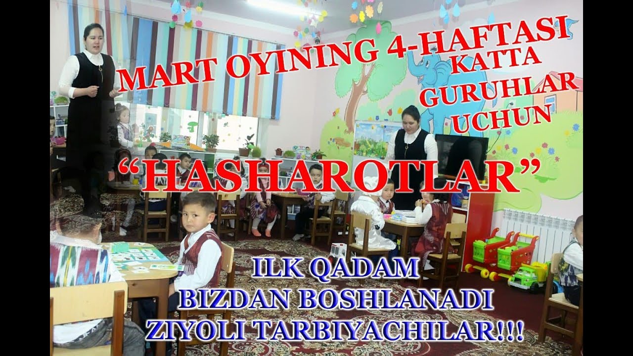Mart oyining 4-haftasi katta_guruhlar_uchun hasharotlar