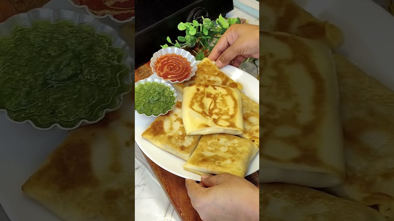 Chicken Tikka Crepes (Iftar Special) Do try this ameging recipe |
