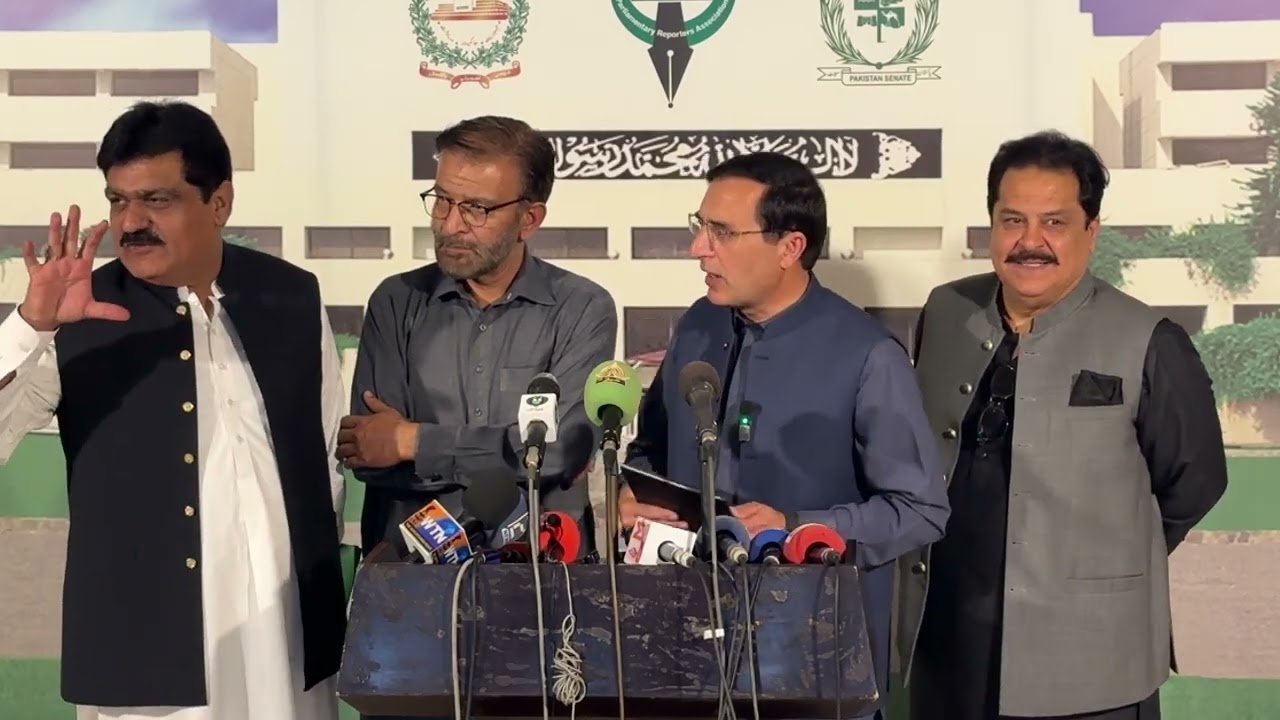 قومی اسمبلی میں پی ٹی آئی چیئرمین بیرسٹر گوہر کی دھواں دار پریس کانفرنس |عمران خان سے متعلق بڑا بیان