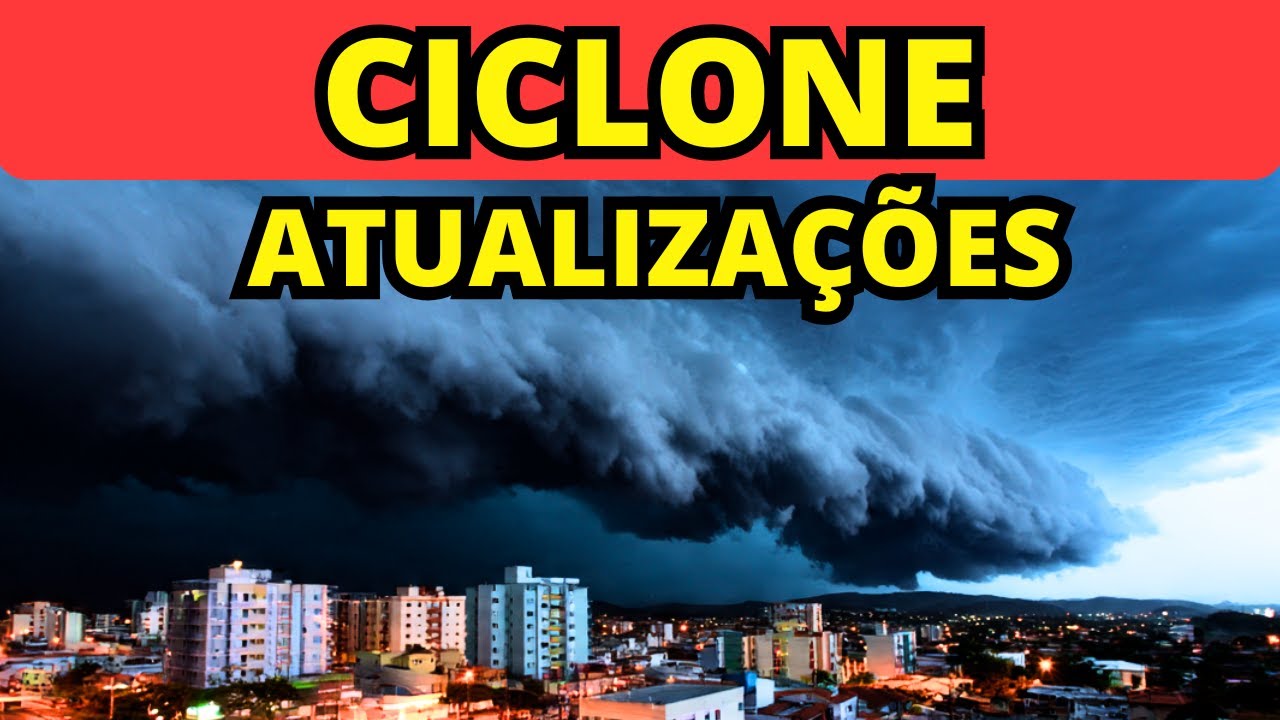 🚨 CICLONE NO RS: CHUVA FORTE E RISCO DE TEMPORAIS NESTA TER&Ccedil;A - &Uacute;LTIMAS ATUALIZA&Ccedil;&Otilde;ES