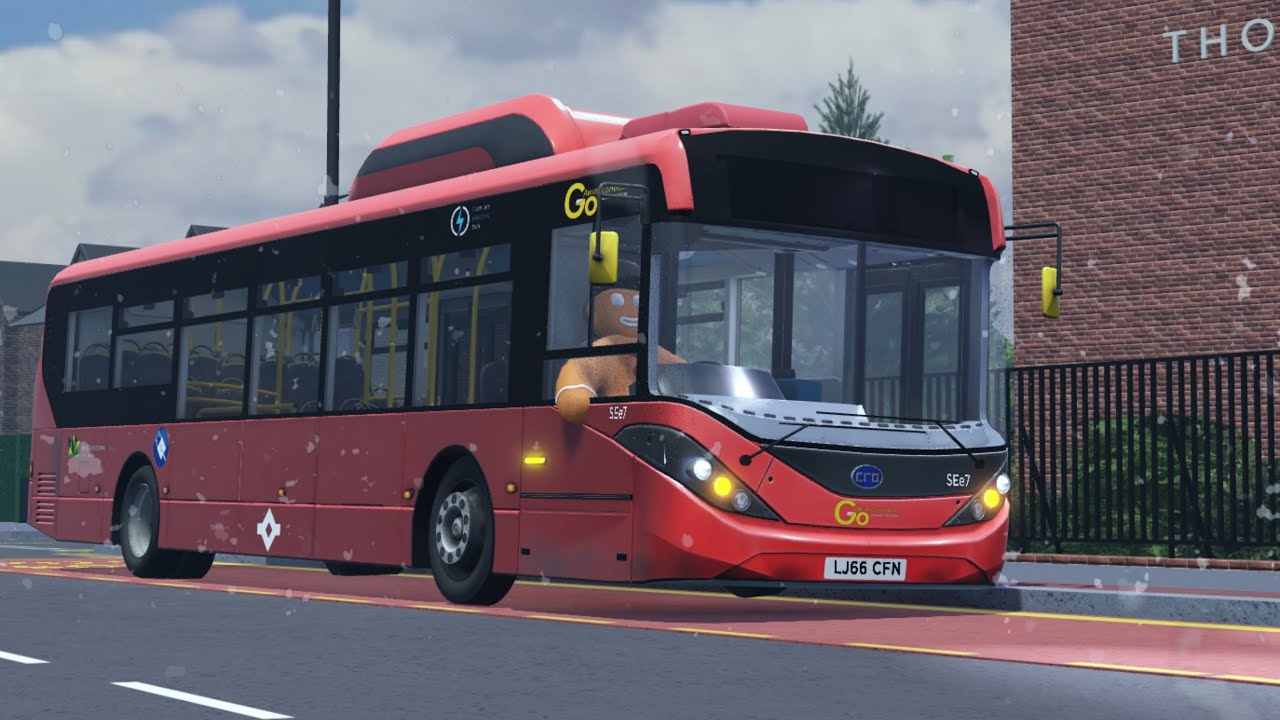 A drive in an Enviro 200 EV on 450 - West Croydon - THPR  Croydon The London Transport Game