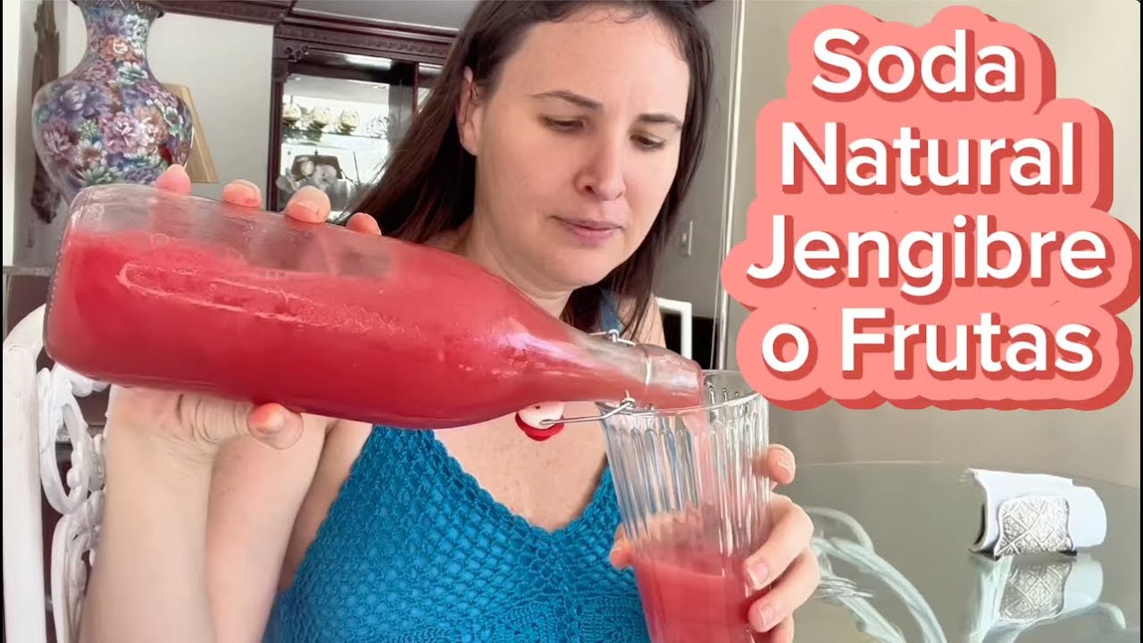 Aprende a hacer Soda de Frutas Natural o Ginger Beer (sin alcohol)