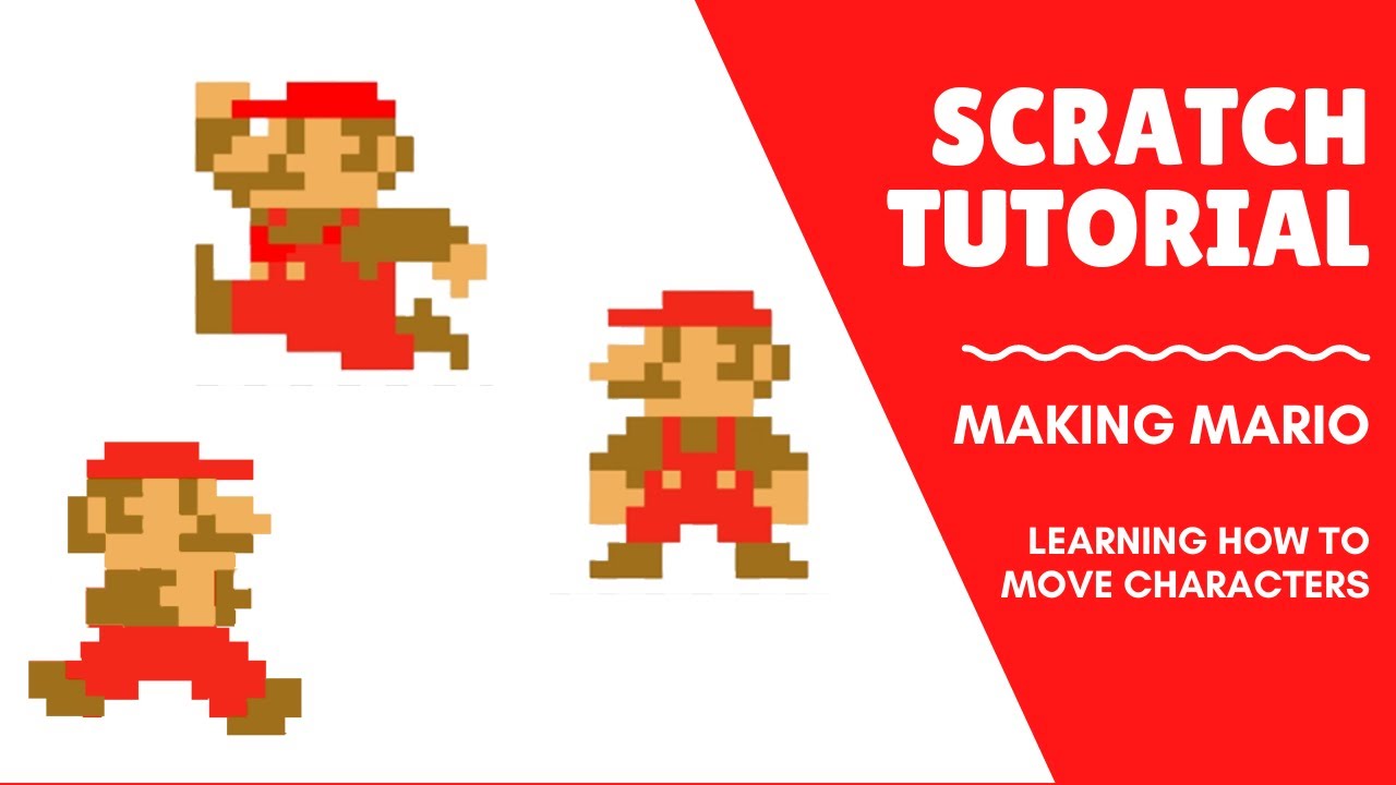 Programming in Scratch   Making a Mario Game   Making Mario run and jump