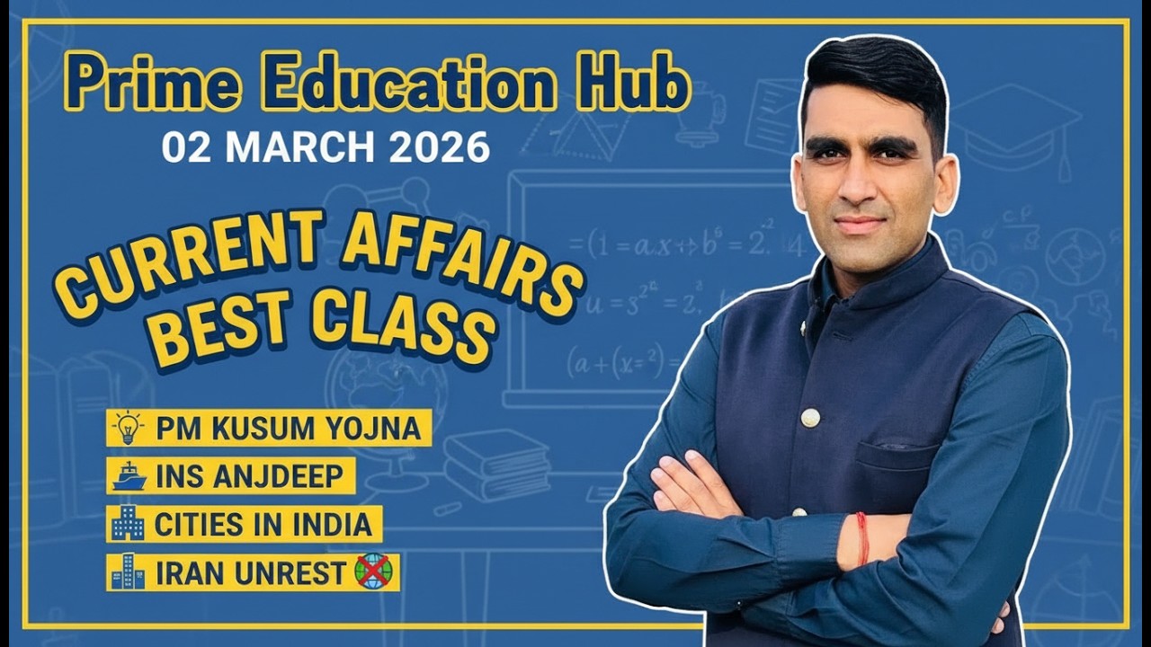 आज के Current Affairs | 02 MAR 2026 | RPSC RAS Prelims & Mains | Teacher, Police Exams | Raj Spcl