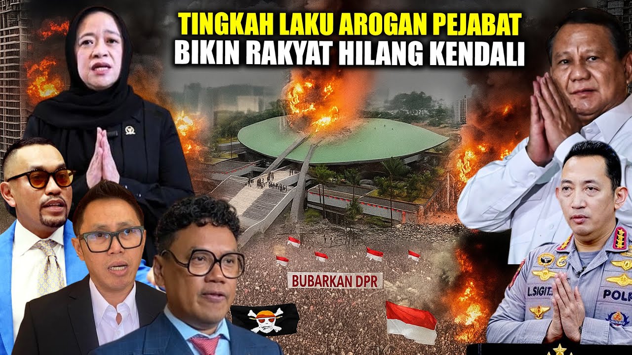 Demo Kembali Pecah Gedung Dpr Dibakar! Aksi Demo Terbaru di Kota Besar Indonesia Disorot Media Asing