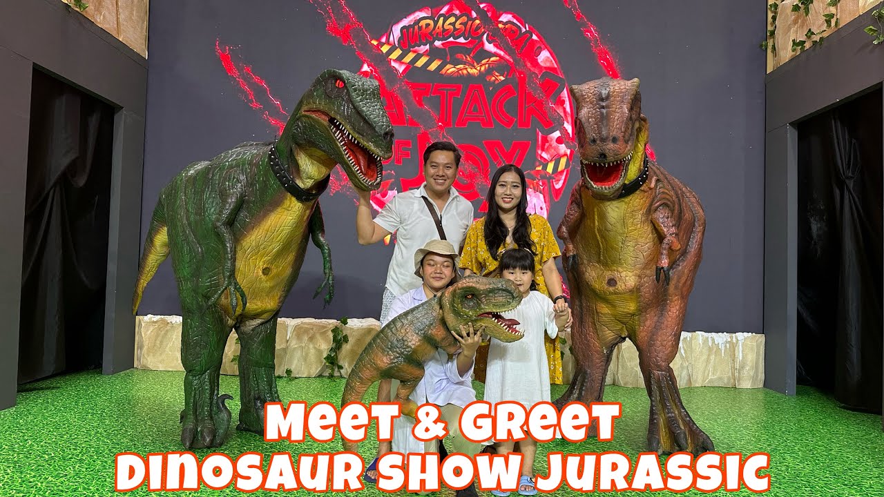 MEET & GREET DINOSAUR SHOW JURASSIC TANGCITY MALL | DINOSAURUS SHOW