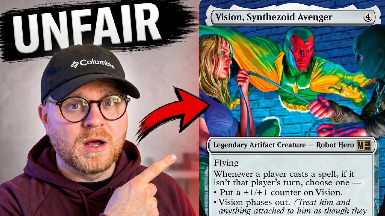 Vision Synthezoid Avenger is the new BROKEN Marvel Commander You HAVE to build | edh mtg Deck Tech