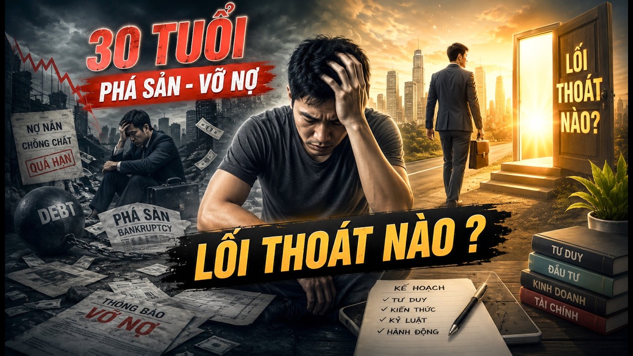 T&Acirc;M SỰ I 30 TUỔI PH&Aacute; SẢN, VỠ NỢ - CƠ HỘI N&Agrave;O D&Agrave;NH CHO BẠN ? N&Ecirc;N NGHE 1 LẦN ĐỂ T&Igrave;M LẠI GI&Aacute; TRỊ SỐNG.