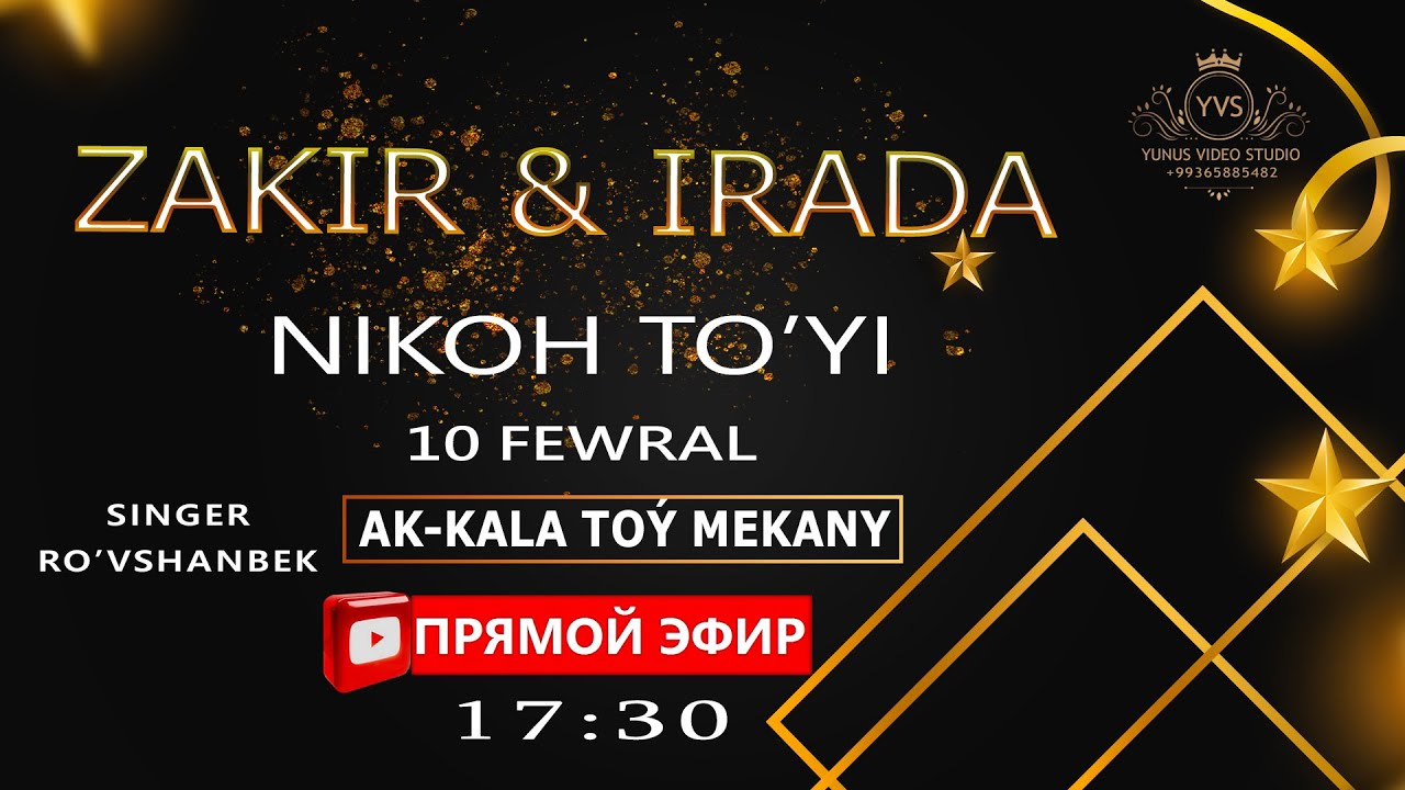 10.02.2026 ZAKIR & IRADA NIKOH TO'YI