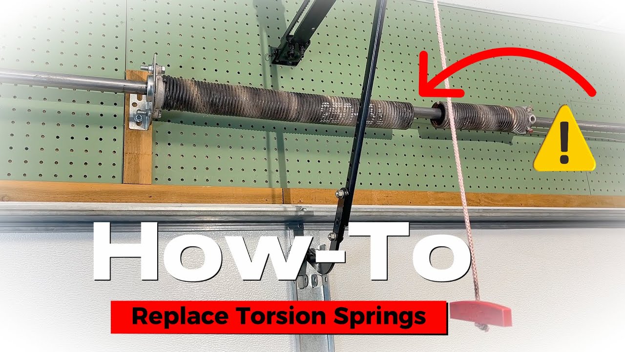 Simple Tutorial on Garage Door Spring Replacement