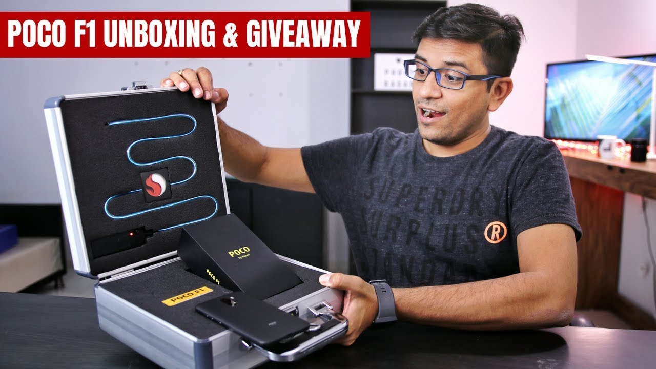 Xiaomi POCO Phone F1 Unboxing & GIVEAWAY - PhoneRadar